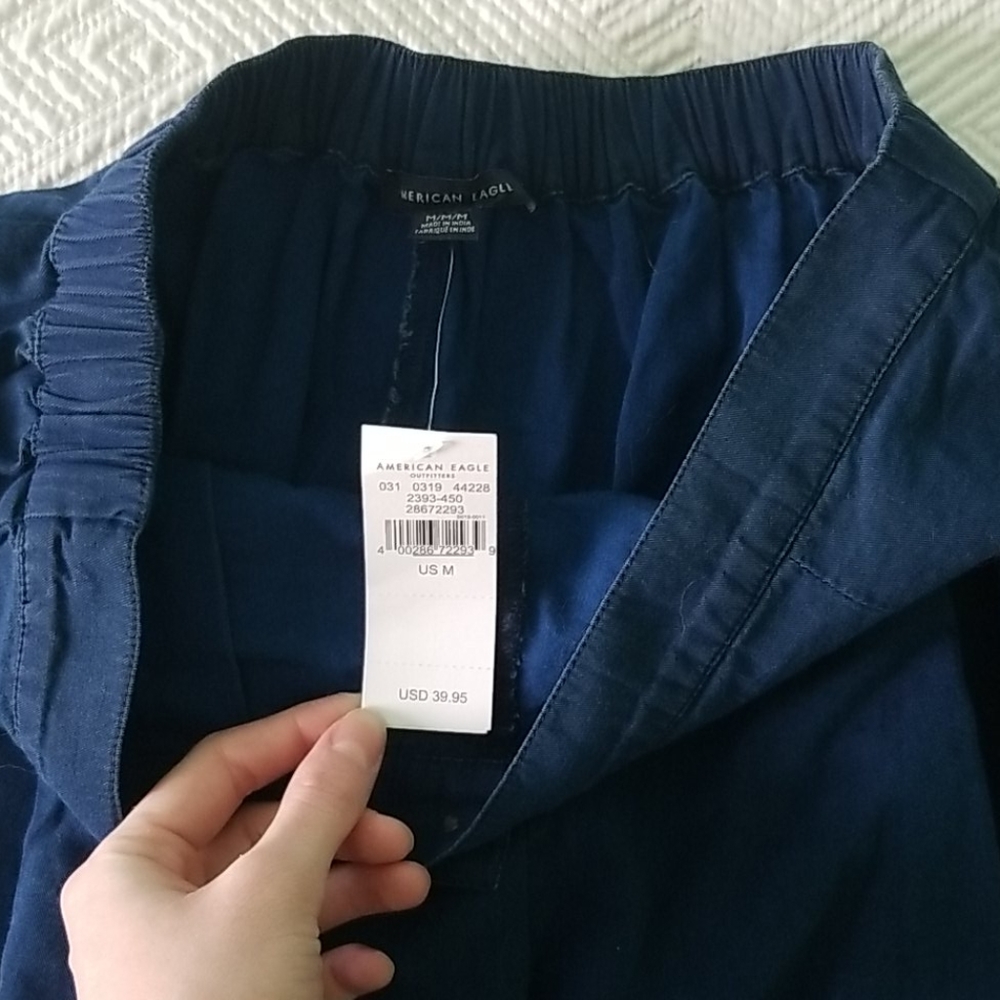 AE Pleated Button Front Short - Picture 5 of 6